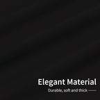Easy-Going Blackout Curtains for Bedroom, Solid Thermal Insulated Grommet and Noise Reduction Window Drapes, Room Darkening Curtains for Living Room, 2 Panels(42x72 in, Black)