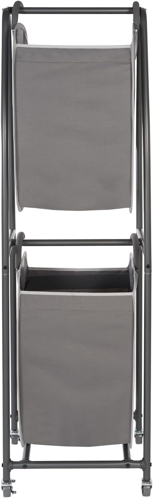 Neatfreak - 2 Tier Laundry Sorter - Laundry Hamper With Wheels & 2 x Laundry Basket Tote Bags For Dirty Clothes, Towels, Blankets, Bathroom Storage & Laundry Room Organization