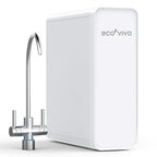 Ecoviva Under Sink Reverse Osmosis System, 8-Stage Water Filtration System, 600 GPD Water Purifier, Fast Dispense, 2.5:1 Pure to Drain, Easy Installation, Reduce PFAS, NSF/ANSI 58 Certified