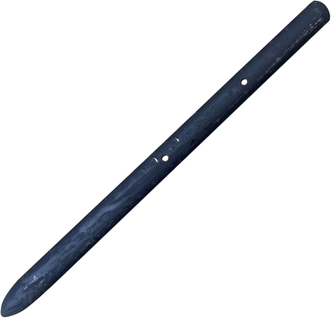 Sandbaggy Round Steel Concrete Form Stakes with Nail Holes - Rust Resistant Coating - Removable, Reusable (80, 3/4 in X 12 in)