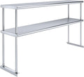 AmGood Double OverShelf Stainless Steel NSF - Many (60" Long x 14" Deep)
