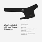 Hyperice Venom 2 - Advanced Heat + Vibration Wrap (Right Shoulder) - FSA or HSA Approved
