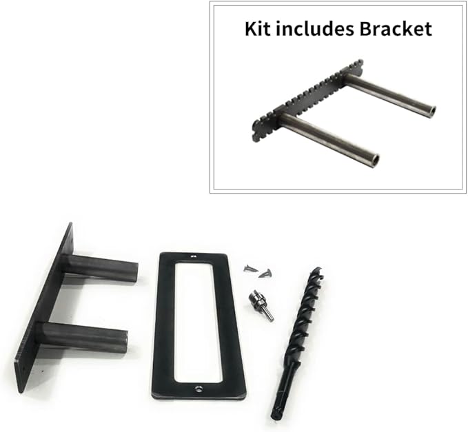 Floating Shelf Brackets - Sheppard Brackets - Easy Install - Heavy Duty (10 inch with Build Kit)