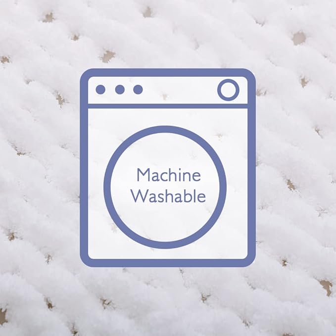 Bigacogo Chunky Knit Throw Blanket for Couch, 60x80 inches, 100% Hand Knitted with Thick Jumbo Chenille Yarn, Cozy Soft Large Rope Knot Cable Crochet Blankets for Sofa Bed Living Room, White