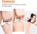 3 in 1 Guasha Massage Tool, Grade Stainless Steel Scraping Tool for Soft Tissue Upgrade Physical Therapy Stuff,Used for Back, Legs, Arms,Neck,Shoulder, Gua sha Tool… (Square+S-Shape+D-Shape)