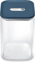 Caraway 4qt Glass Airtight Food Storage Container with Lid – Non-Toxic, BPA-Free Kitchen Storage Container – Stackable, Space-Saving Airtight Container for Dry Goods and More - Navy