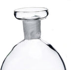 ELETON Cylindrical 8 oz Olive Oil Dispenser Bottle Glass with No Drip Spout -Olive Oil & Vinegar Dispenser Glass Cruet Decanter- Glassware Seal Handicraft Easy Clean Drip Free Bottles for Kitchen