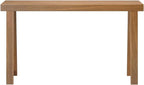 Plank+Beam Solid Wood Console Table, 56 Inch, Sofa Table, Narrow Entryway Table for Hallway, Behind The Couch, Living Room, Foyer, Easy Assembly, Pecan