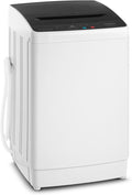 ROVSUN 30LBS Washing Machine, Full-Automatic Portable Washer with Stainless Steel Drum, Electric Laundry Machine, 110V Washer and Spin Dryer Combo with Drain Pump for Home, Apartment, Dorm