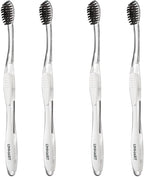 LINHART Extra Soft Toothbrush – Teeth Whitening Toothbrush with Multi Length Bristles, 4 Pack