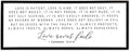 Love is Patient Kind Sign Wall Art 40"X15" 1 Corinthians 13 Bible Verse for Bedroom Above Over Bed Christianity Large Wood Framed Wall Hanging Decor (Black）