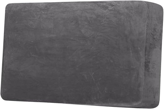 H.VERSAILTEX Velvet Stretch Individual Loveseat Couch Cover Plush Slipcover for Sofa Furniture Protector Seat Cover (1 Piece Loveseat Cushion Cover, Grey)