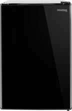 RecPro 3.3 Cu Ft 12V RV Refrigerator | Black Fridge with Adjustable Shelves, 18-Can Door Storage, Reversible Door | 7 Temp Settings, Frost-Free | Ideal for RVs & Small Spaces