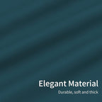 Easy-Going Blackout Curtains for Bedroom, Solid Thermal Insulated Grommet and Noise Reduction Window Drapes, Room Darkening Curtains for Living Room, 2 Panels(46x63 in, Peacock Blue)