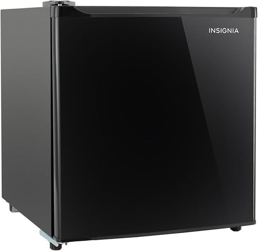RecPro 1.7 Cu Ft 12V RV Refrigerator | Compact Fridge with Reversible Door, 2L Bottle Door Storage, 7 Temp Settings | Eco-Friendly R600A, Leveling Feet, Wire Shelf | 19.5”H x 17.5”W x 19.8”D