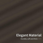 Easy-Going Blackout Curtains for Bedroom, Solid Thermal Insulated Grommet and Noise Reduction Window Drapes, Room Darkening Curtains for Living Room, 2 Panels(42x84 in, Coffee)