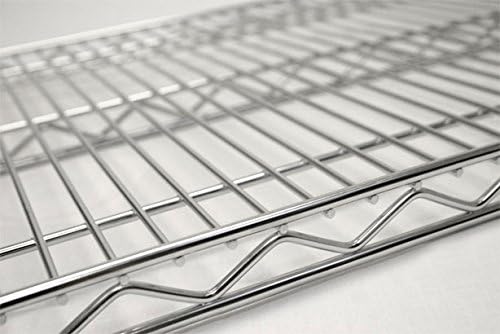 Omega Products Corporation 21" Deep x 42" Wide x 14" High Chrome Stationary Dunnage Rack