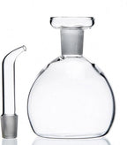 ELETON Cylindrical 8 oz Olive Oil Dispenser Bottle Glass with No Drip Spout -Olive Oil & Vinegar Dispenser Glass Cruet Decanter- Glassware Seal Handicraft Easy Clean Drip Free Bottles for Kitchen