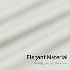 Easy-Going Blackout Curtains for Bedroom, Solid Thermal Insulated Grommet and Noise Reduction Window Drapes, Room Darkening Curtains for Living Room, 2 Panels (34x54 in, Ivory)