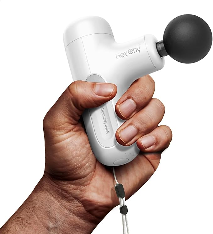 Super Mini Massage Gun Deep Tissue for Athletes, Small Travel Massage Gun, Handheld Portable Muscle Massager for Full Body Pain Relief, 2025 Gifts for Man&Women