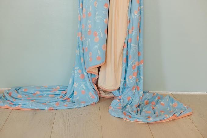 Copper Pearl Jumbo 3-Layer Baby Blanket: Soft Baby Quilts for Boys and Girls | Breathable, Cozy, Toddler Blanket | Baby Quilt for Newborns | 46x46 Premium Polyester/Rayon | Clementine