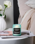 M&SENSE Sandalwood Jasmine Scented Candles, Natural Soy Wax Best Smelling Candle 7.05oz 50 Hour Burning，Floral Non Toxic Single Cotton Wick Aromatherapy Gifts for Women Friend