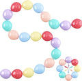 Pastel Rainbow Linking Balloons, 120PCS 6 Inch Colorful Quick Link Balloon Assorted, Multicolor Rainbow Connecting Balloons for Birthday Baby Shower Easter Independence Day Carnival Party Decorations