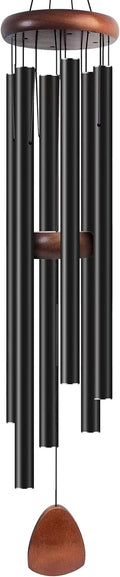 Wind Chime for Outside Deep Tone, 45 inch Large Wind Chimes, 6 Heavy Duty Tubes Aluminium Metal Extra Large Wind Chimes, Decoration for Garden, Patio, Yard, Gift for Mother's Day