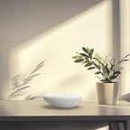 6.3 Inch Concrete Bowl, Modern Decorative Home Decor, Jewelry Tray, Asymmetrical Concrete Organic Bowl, Minimalist Tray