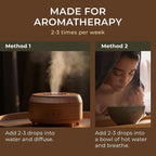 Gya Labs Peppermint Oil for Diffuser & Aromatherapy - 100% Pure Natural Peppermint Mint Essential Oils for Skin, Hair, DIY, Self-Care, Candle Making - Cooling, Minty Scent (1.02 Fl Oz)