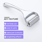 Massage Roller, Acupuncture Roller for Muscle Pain Relief, Acupressure Massager - Deep Tissue Massage Tool for Hand, Foot, Neck, Arms, Thighs