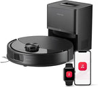 roborock Q10 S5+ Robot Vacuum and Mop with Self-Emptying, 10,000Pa Suction, Upgraded from Q8 max+, Obstacle Avoidance, Sonic Mopping, Dual Anti-Tangle Design, Auto Mop Lifting, Ideal for Pet Hair
