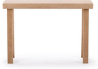 Plank+Beam Solid Wood Console Table, 46.25 Inch, Sofa Table, Narrow Entryway Table for Hallway, Behind The Couch, Living Room, Foyer, Easy Assembly, Blonde