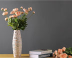 Artificial Silk Flowers Ranunculus Fake Flower,Suitable for Core Decorations,Weddings,Homes,Artistic Decorations,and Props (Pink)