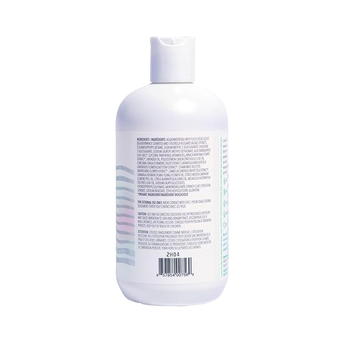 Seaweed Bath Co. Bubbling Muscle Soak, Tea Tree Lavender Scent, 12 Ounce, Sustainably Harvested Seaweed, French Sea Clay, Arnica