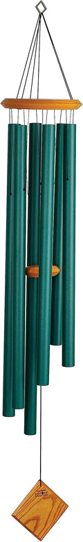 Woodstock Chimes Neptune Wind Chime for Outside 54" Large Verdigis, Deep Tone Sound for Outdoor Garden, Patio, Porch Decor, Encore Collection DCV54
