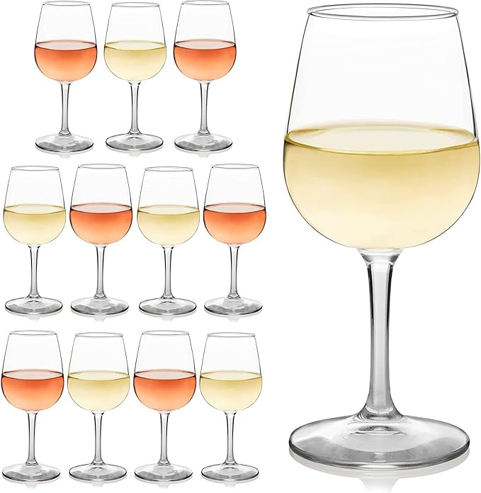 Libbey All-Purpose Wine Party Glasses, 12.75-ounce, Set of 12