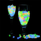 Glow in The Dark Rocks, 500PCS Fairy Garden Decorations Stones, Outdoor Decor for Mixd Color Luminous Pebble Stones for Plants/Backyard/Aquarium (1, Mixd, 500)