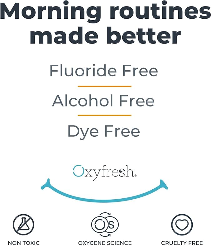 Oxyfresh Pro Formula Fresh Mint Mouthwash – Patented Zinc Mouthrinse for Fresh Breath & Soothing Gums – Dye Free, Fluoride Free, Alcohol Free Mouthwash – 3 Bottles, 16 oz. ea.