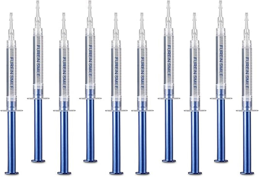 Teeth Whitening Gel Refills 10PCS Tooth Whitener 48+ Treatments -Removes Years of Stains 35% Carbamide Peroxide