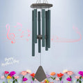 Large Wind Chimes for Outside, 30" Aluminium Wind Chime with Wind Catcher, Outdoor Garden Patio Decoration Windchimes, Classic Zen Gift for Men and Women Green