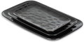 vicrays Ceramic Rectangle Serving Platters - 14" 12" 10" Porcelain Serving Trays Plates for Party BBQ Appetizers Sushi Dessert - Microwave Oven and Dishwasher Safe - Set of 3 Bright Black