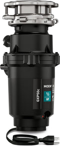 Moen Prep Series PRO Continuous Feed Compact Garbage Disposal for Kitchen Sink with Power Cord, GXP50C