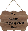 Personalized Custom Wooden Signs with Any Text Name for Home Door Man Cave Bar Family Farmhouse Decorative Home Kitchen Rustic Wall Decor