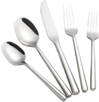Silverware Set Flatware Set Stainless Steel Cutlery Set 20 Piece with Hexagon Handle Wedding Gift Home Hotel Use Service for 4