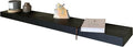 joelsantiques 60 Inch Wooden Floating Shelves for Wall - 60x8x2 in - Made of Natural Wood - Long Wall Shelves for Bedroom - Perfect for Living Room, Kitchen - Made in USA - Black
