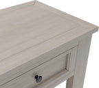 Solid Wood Console Table,Long Sofa Table Entryway Table with 4 Drawers and Bottom Shelf for Hallway Living Room Couch Table,Fully Assembled (63" Gray Wash)