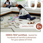 nuLOOM Jeni Checkered 2'6" x 8' Machine Washable Runner Rug for Living Room Bedroom Dining Room Entryway Hallway Kitchen, Dark Brown
