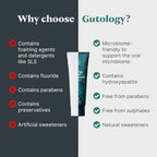 Natural Probiotic Hydroxyapatite Toothpaste Fluroide Free Toothpaste 120ml 4.2 Oz Remineralising Suitable for Adults & Children Helps Sensitive Teeth and Whitening Wild Mint Flavour