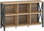 6 Cube Storage Organizer with Shelf - Industrial Bookcase by FATORRI